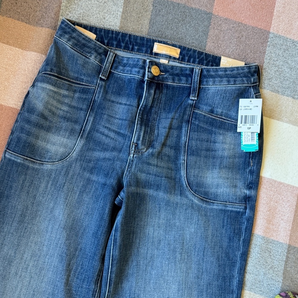 Kut from the Kloth Meg Blue Wide Leg Jeans - Picture 3 of 13